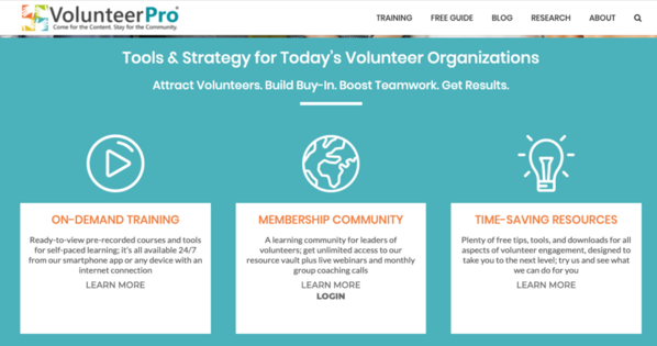 VolunteerPro expert nonprofit training